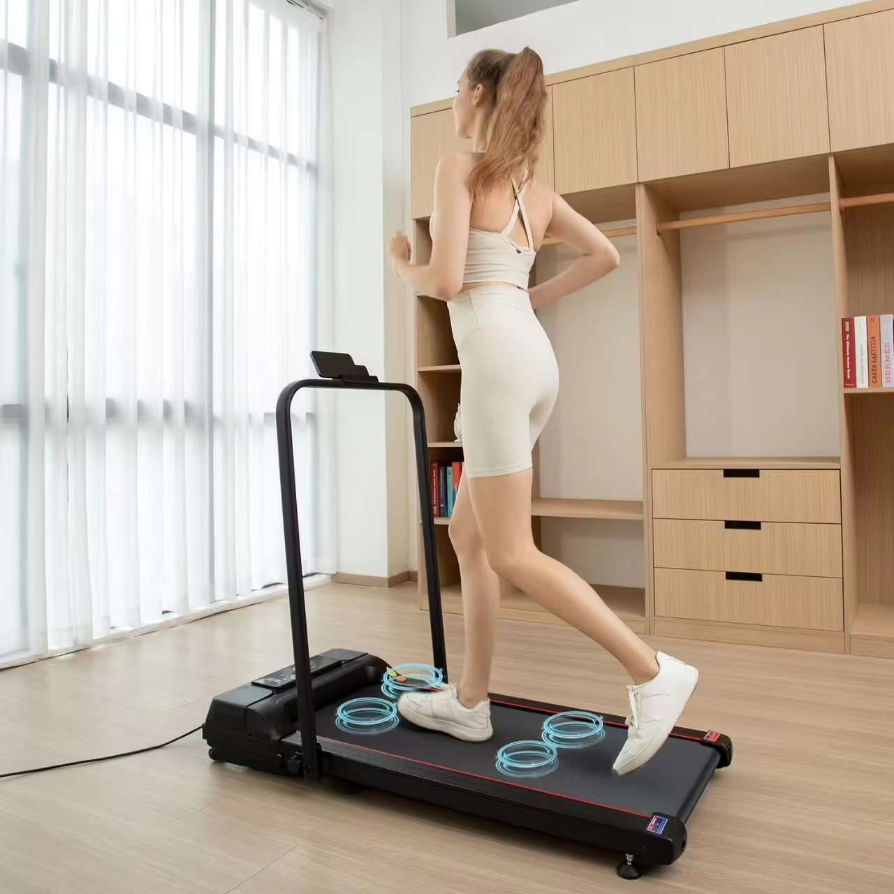 Home Gym Electric Machine - Foldable Cardio Running Machine Portable Electric