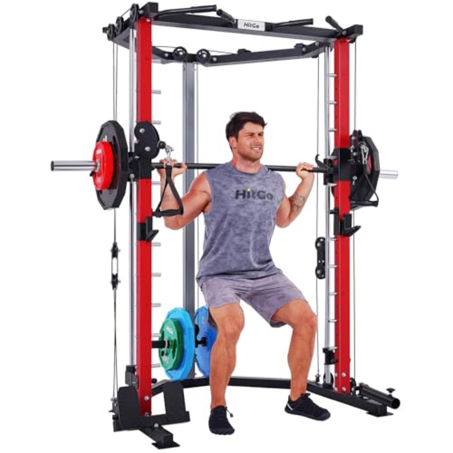 Home Gym All In One - All-in-One Power Cage with Pulley System