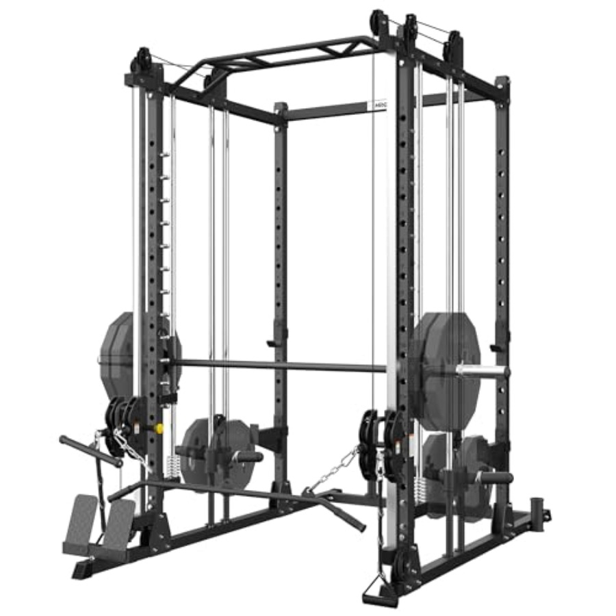 Home Gym All In One - All-in-One Power Rack with Smith Machine