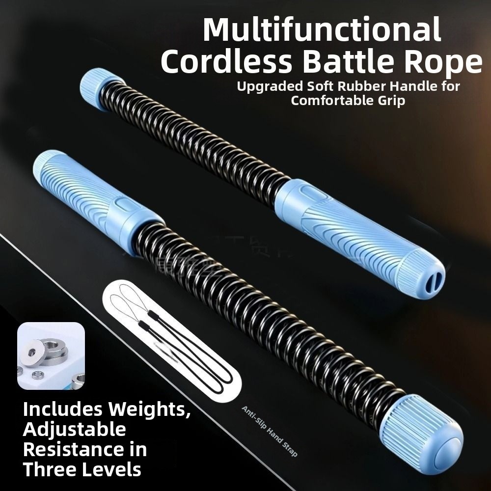 2pcs Non Slip Handle Cordless  - đánh giá và giá Battle Rope Heavy