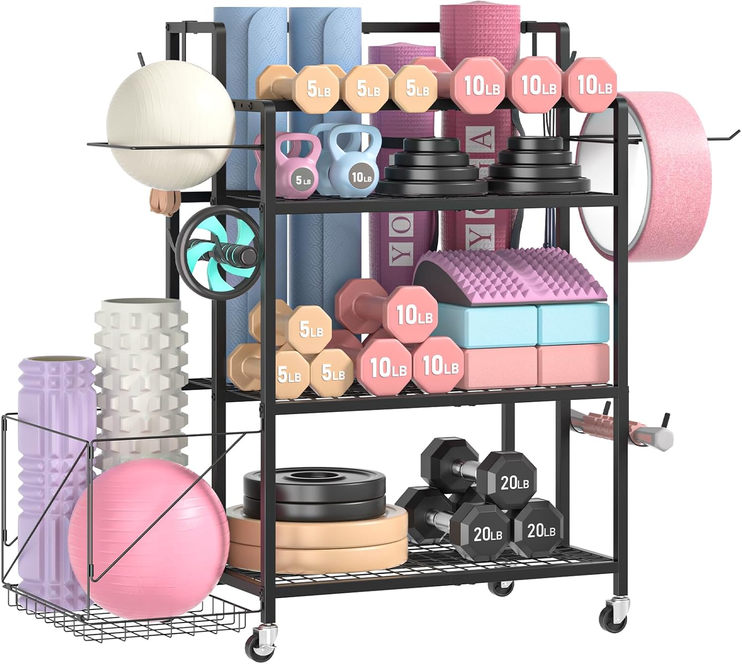 Home Gym Storage, No Material  - đánh giá và giá Home Gym Dumbbells
