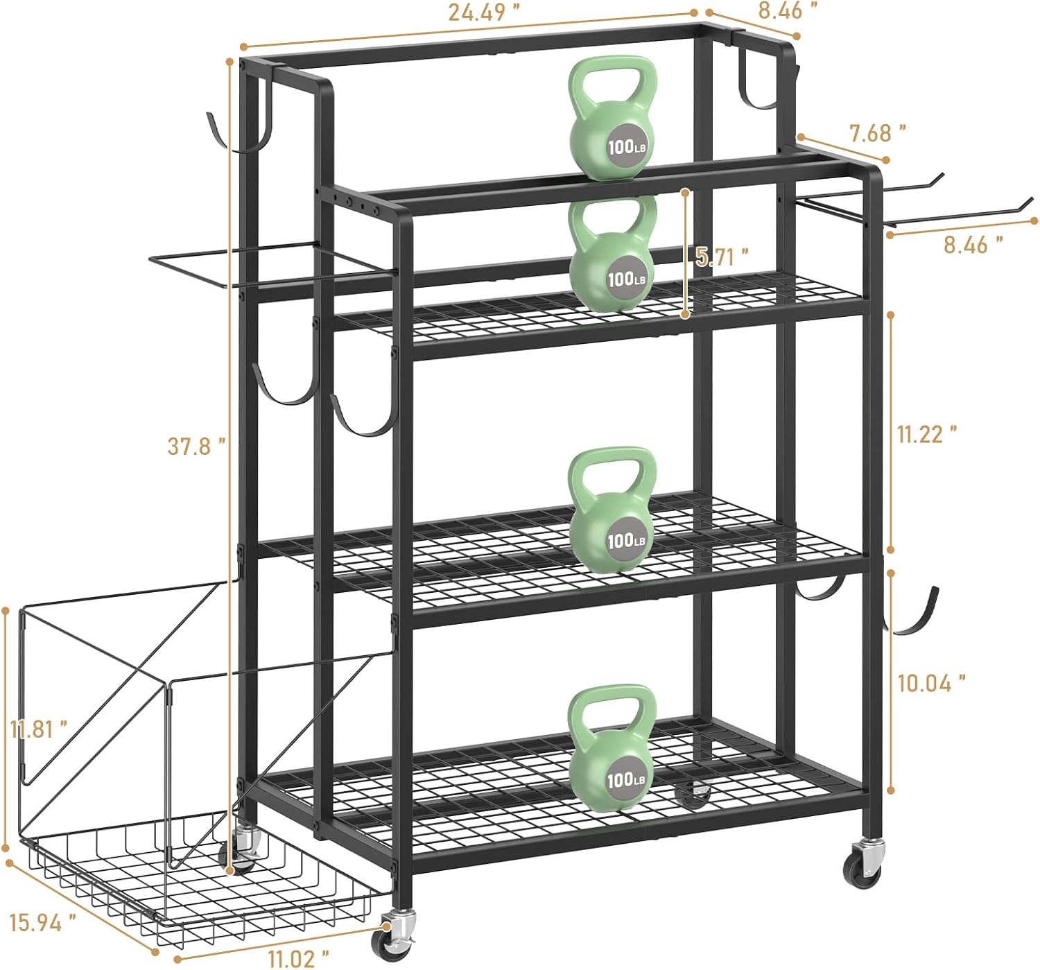 Home Gym Storage, No Material  - đánh giá và giá Home Gym Dumbbells