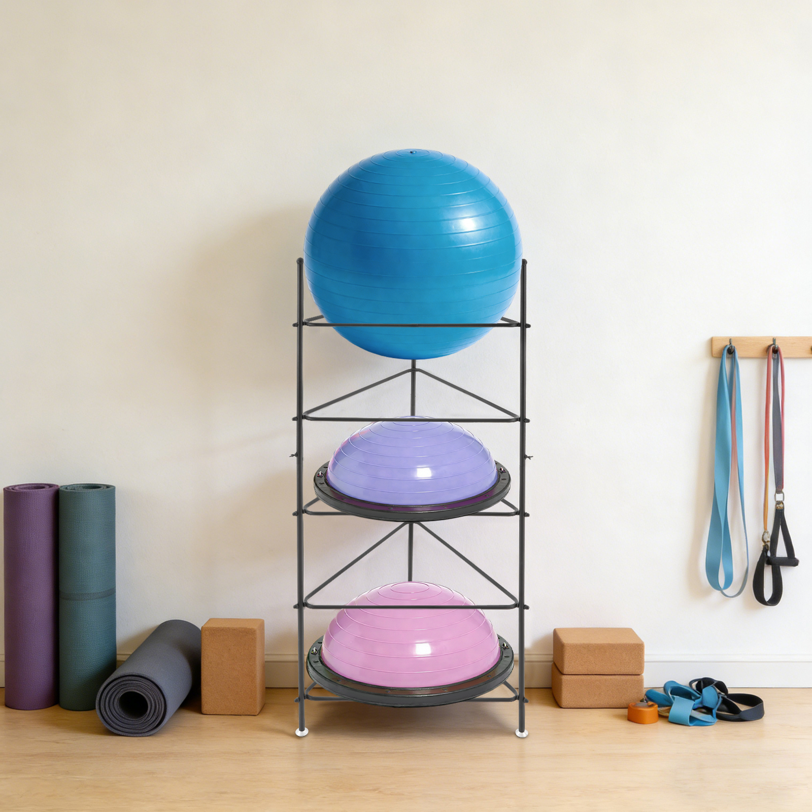 5-Tier Balance Ball Storage Ra - đánh giá và giá Home Gym Half Rack