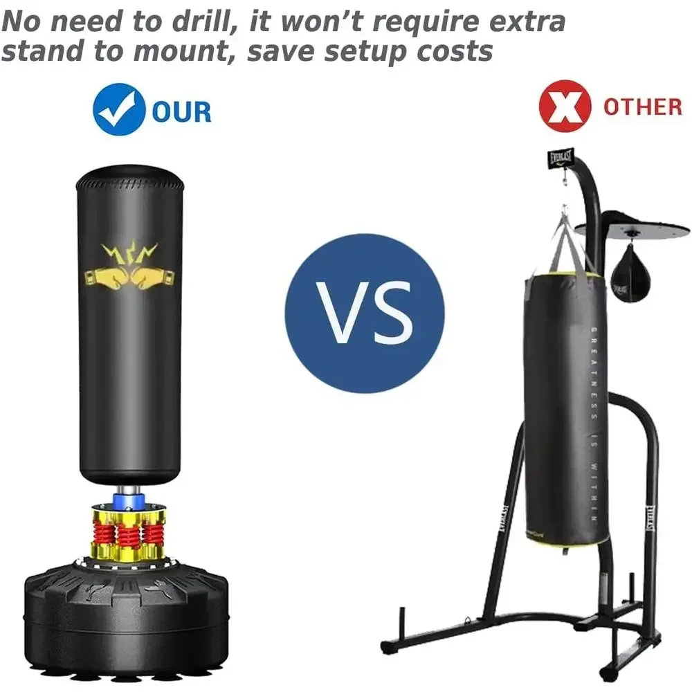 Adults 70 Freestanding Suction - đánh giá và giá Boxing Bag Stand
