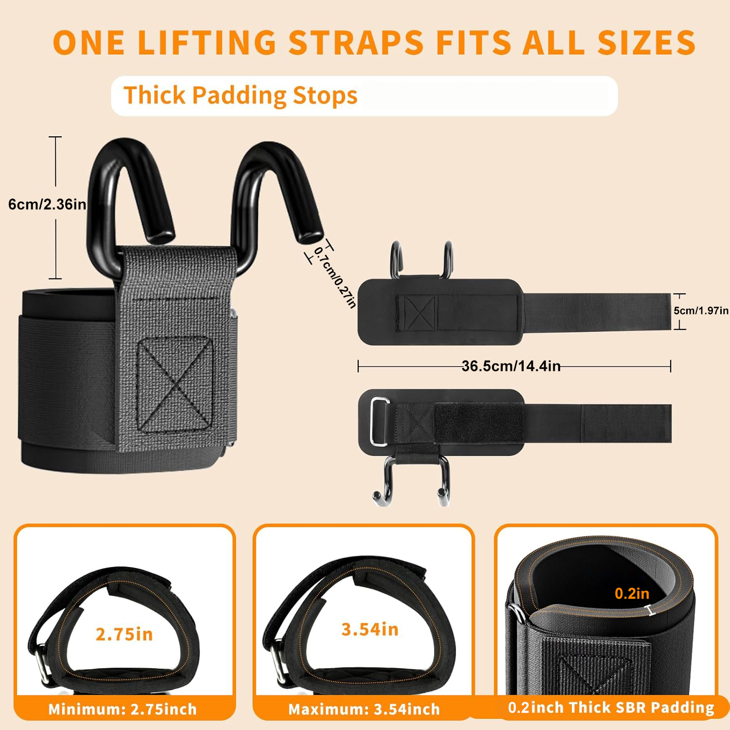 1 Pair Lifting Hooks & Padded  - đánh giá và giá Lifting Straps Wrist