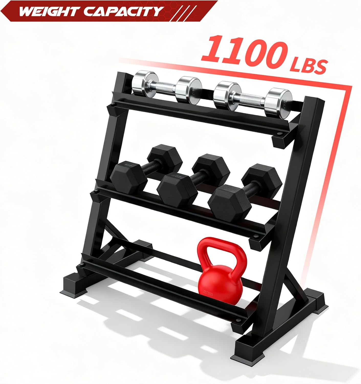 Home Gym Dumbbell Rack, Iron M - đánh giá và giá Home Gym Dumbbells