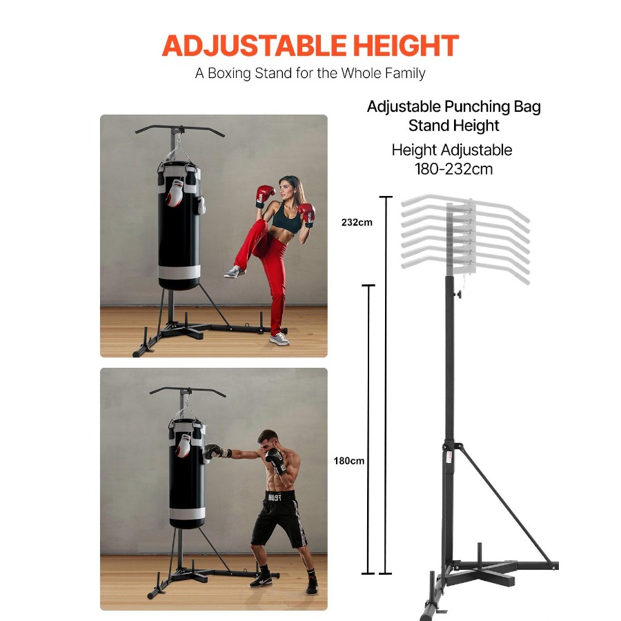2 in 1 Punching Bag Stand Stee - đánh giá và giá Boxing Bag Stand