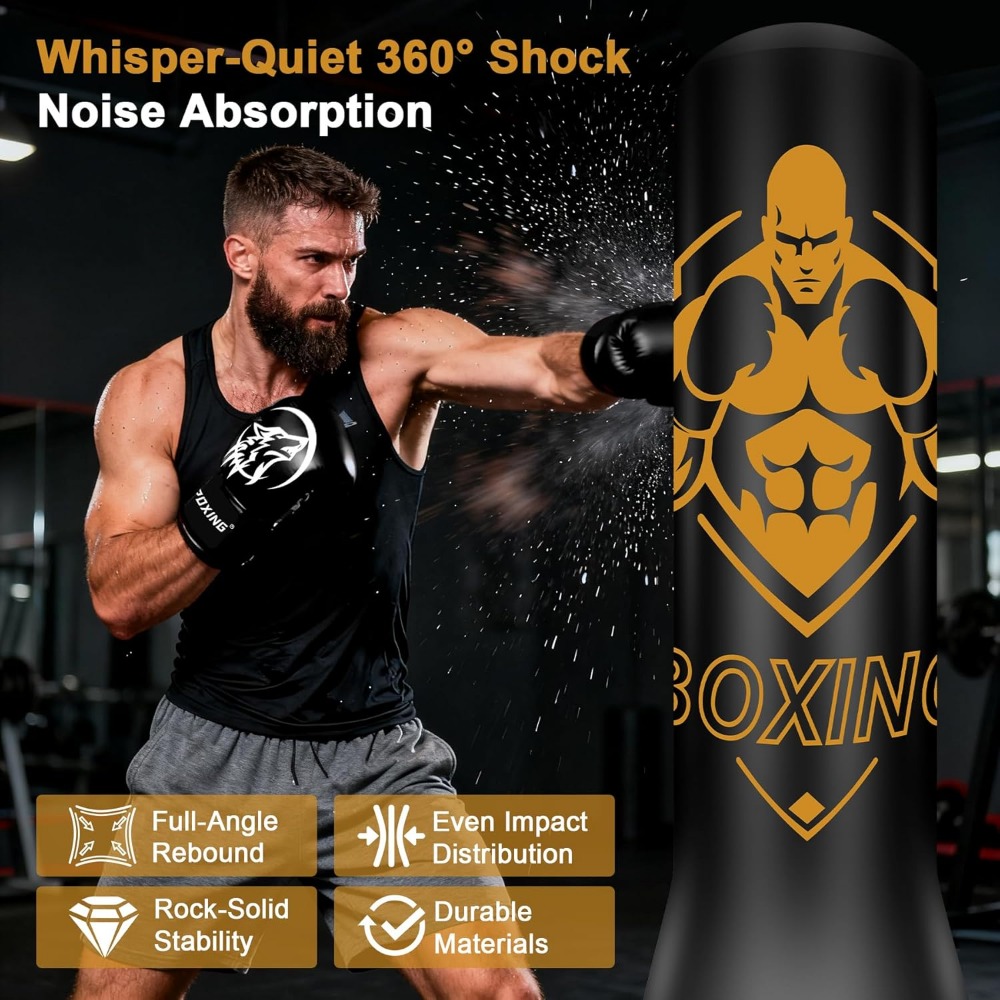 Freestanding 70 Inch Heavy Bag - đánh giá và giá Boxing Bag Stand