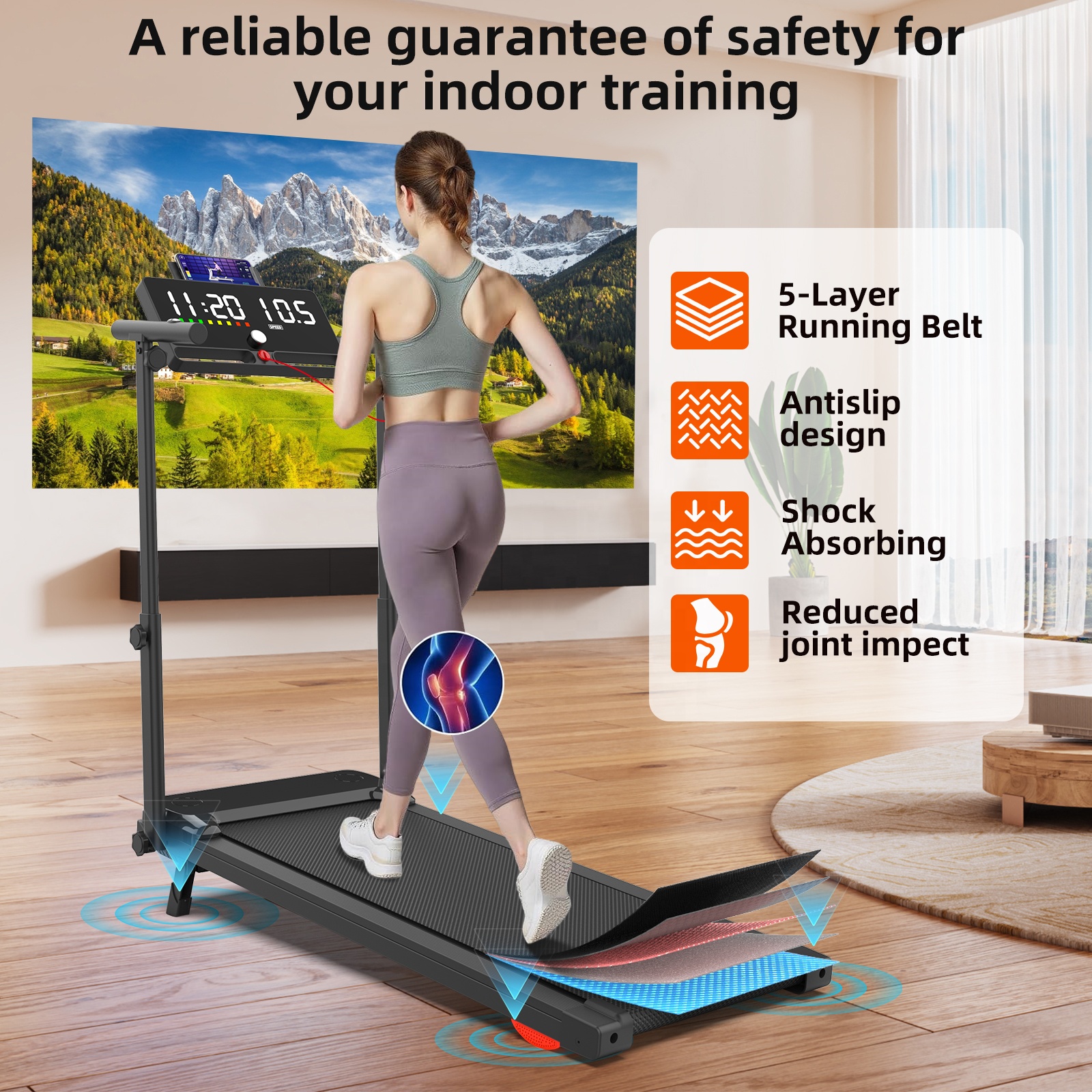 Low Price Folding Treadmill Po - đánh giá và giá Home Gym Electric Machine