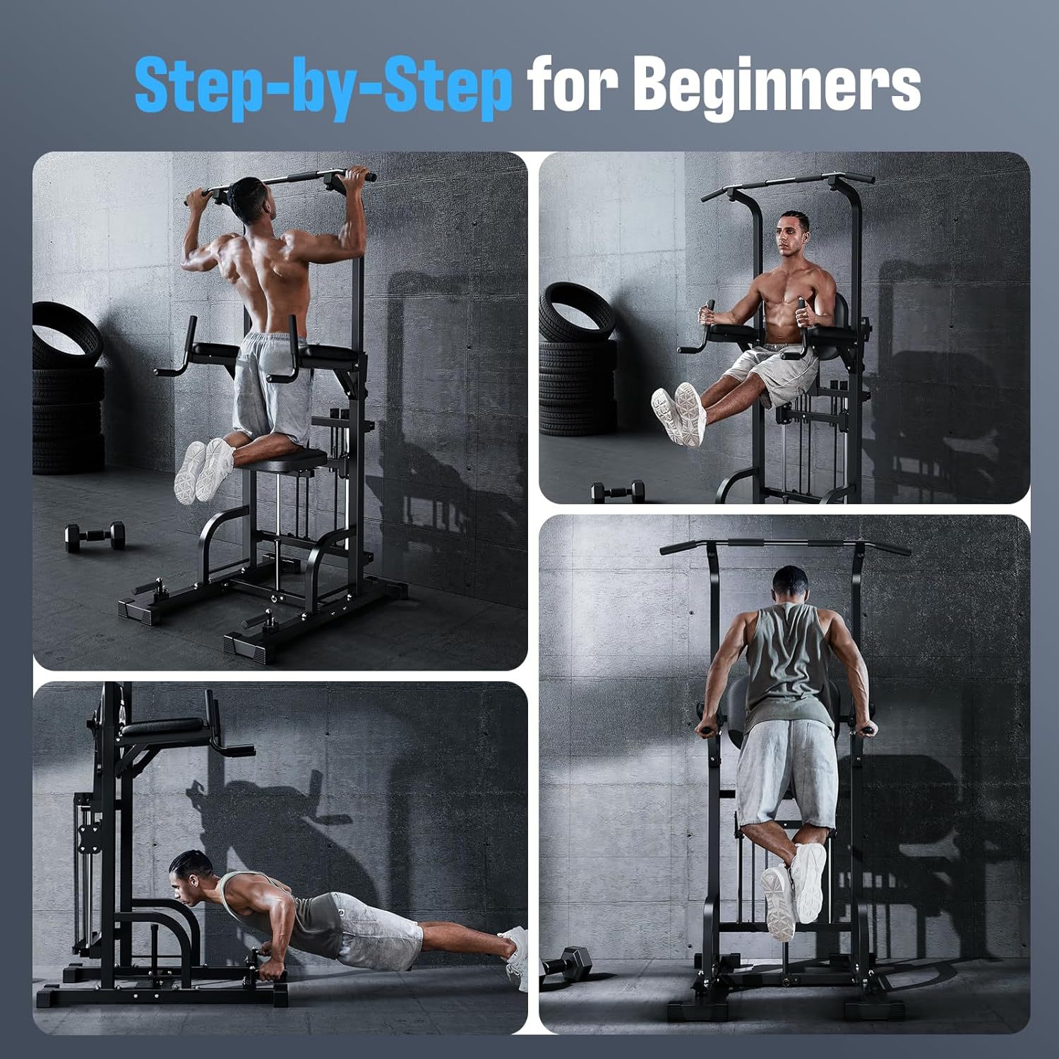 Power Tower Pull-Up Dip Statio - đánh giá và giá Home Gym Studio