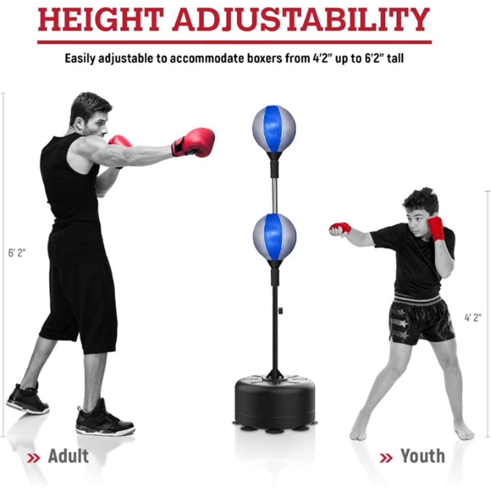 Fast Reaction Punching Bag wit - đánh giá và giá Boxing Bag Stand