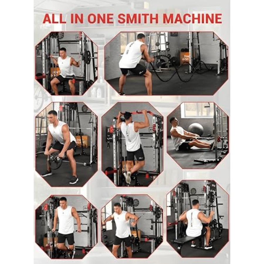 Smith Machine Home Gym All in  - đánh giá và giá All In One Gym Home Equipment