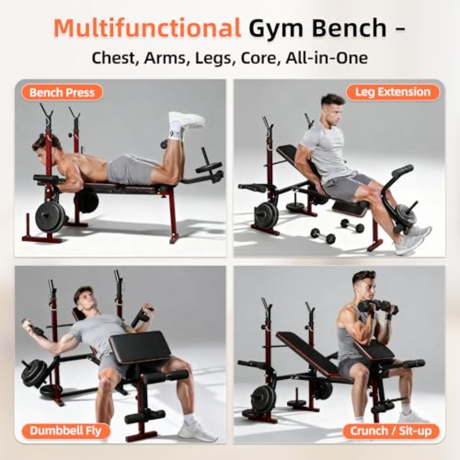 Home gym weight bench: heavy-d - đánh giá và giá Home Gym Furniture