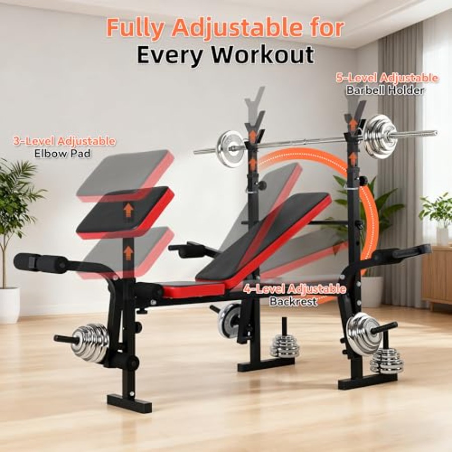 Home gym weight bench: heavy-d - đánh giá và giá Home Gym Furniture