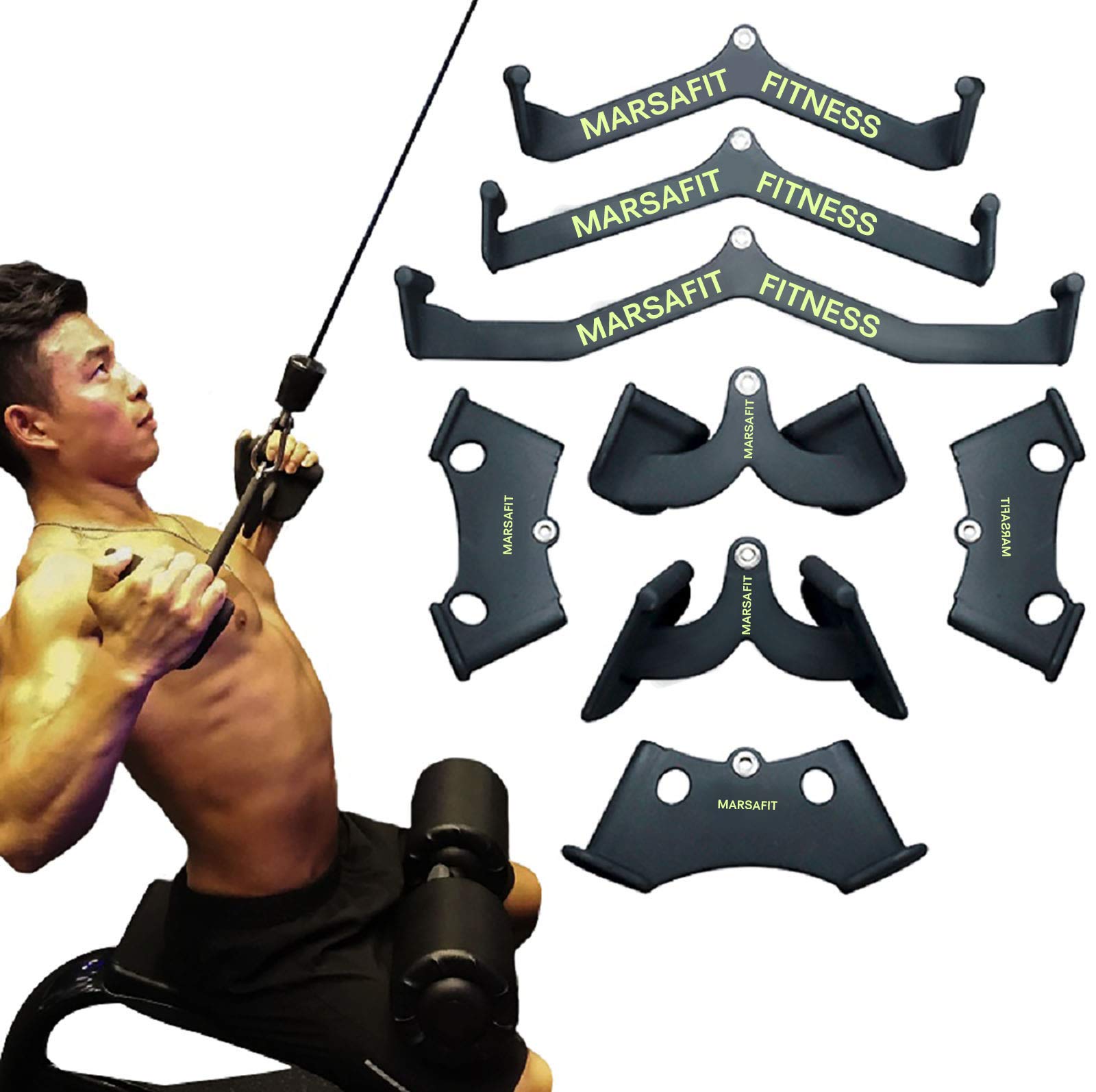 Lat Pull Down Bar Rowing Handl - đánh giá và giá Home Gym Electric Machine