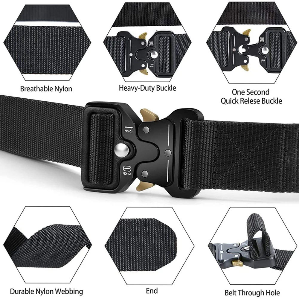 2PCS - Men's Tactical Belt, Ar - đánh giá và giá Battle Rope Heavy