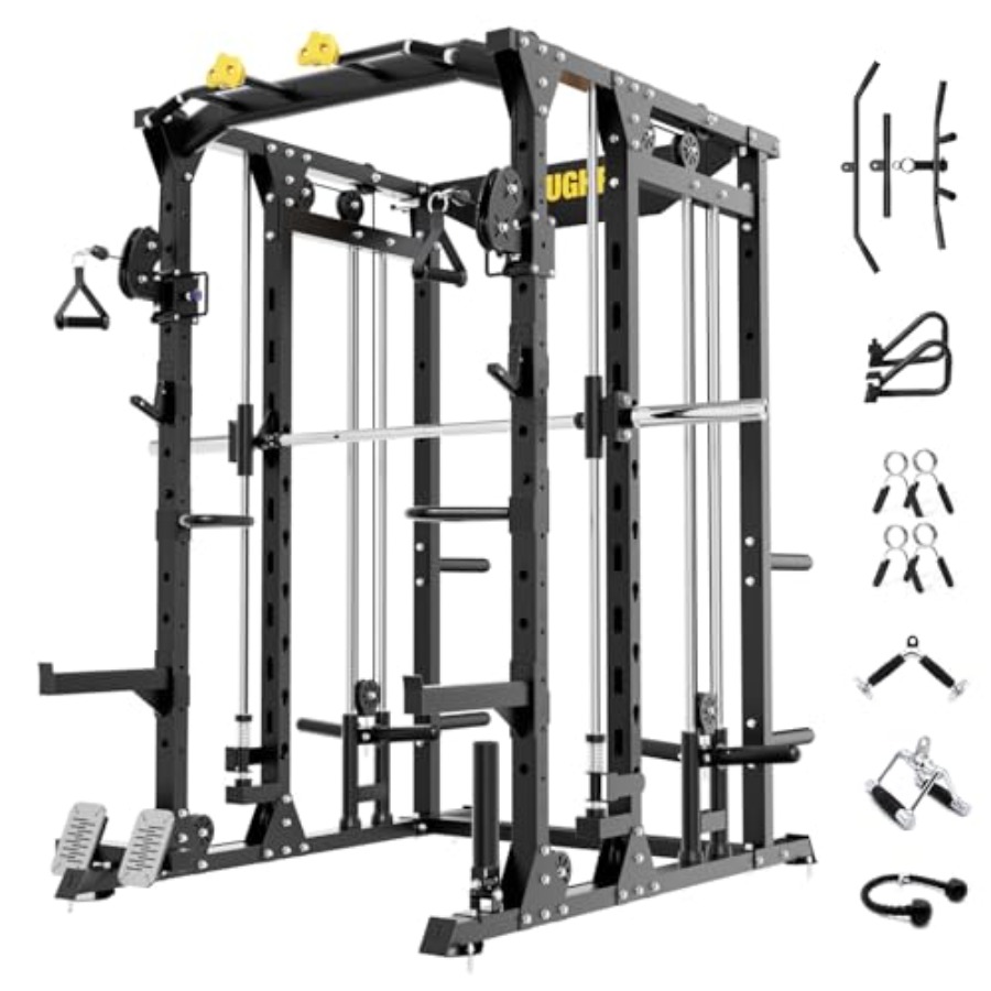 F4 Smith Machine Power Cage wi - đánh giá và giá All In One Gym Home Equipment
