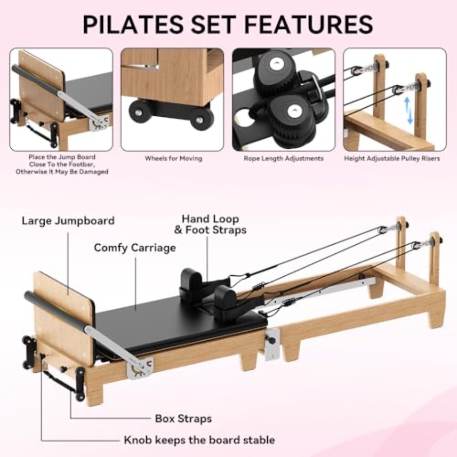 Foldable Pilates Reformer Mach - đánh giá và giá Home Gym Studio