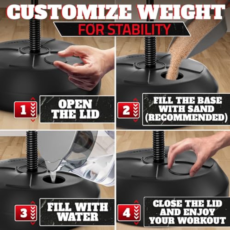 Adjustable Youth Punching Bag  - đánh giá và giá Boxing Bag Stand