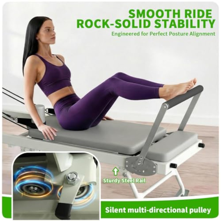 Foldable Pilates Reformer Mach - đánh giá và giá Home Gym Studio