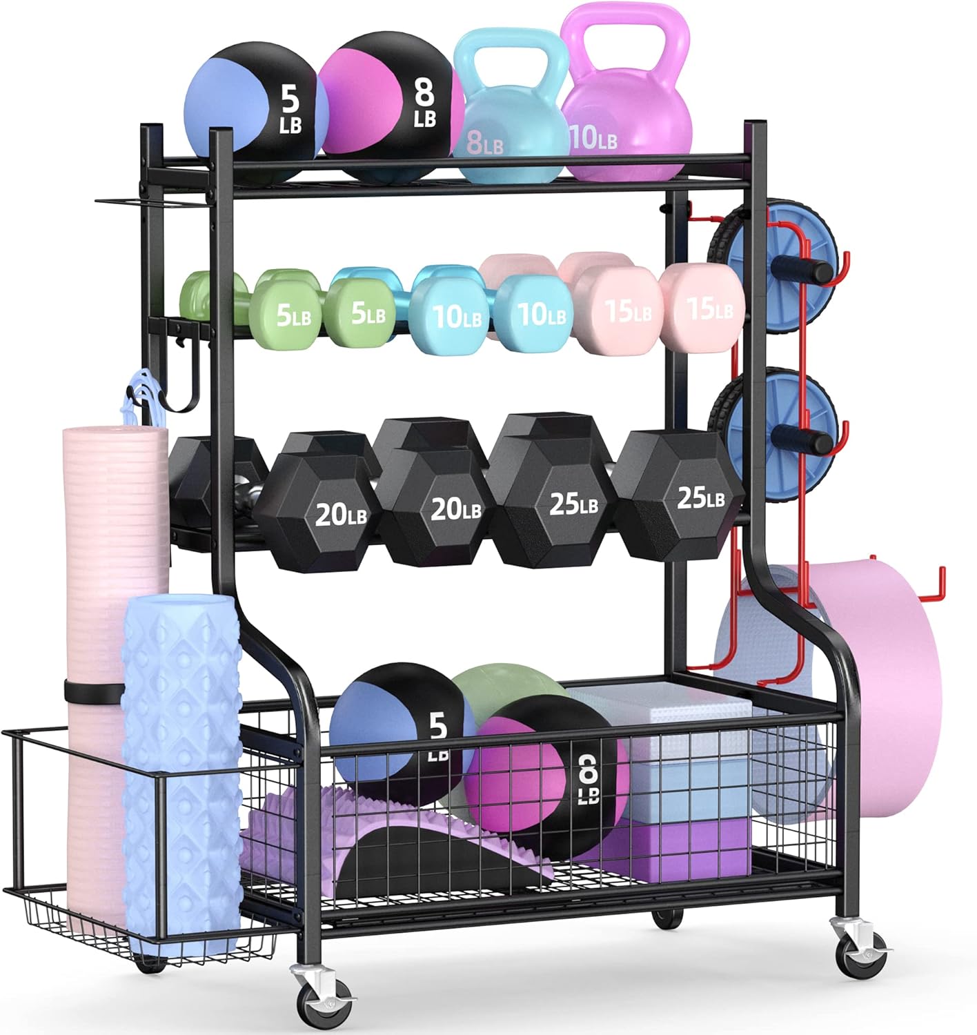 Home Gym Dumbbell Rack with Wh - đánh giá và giá Home Gym Dumbbells
