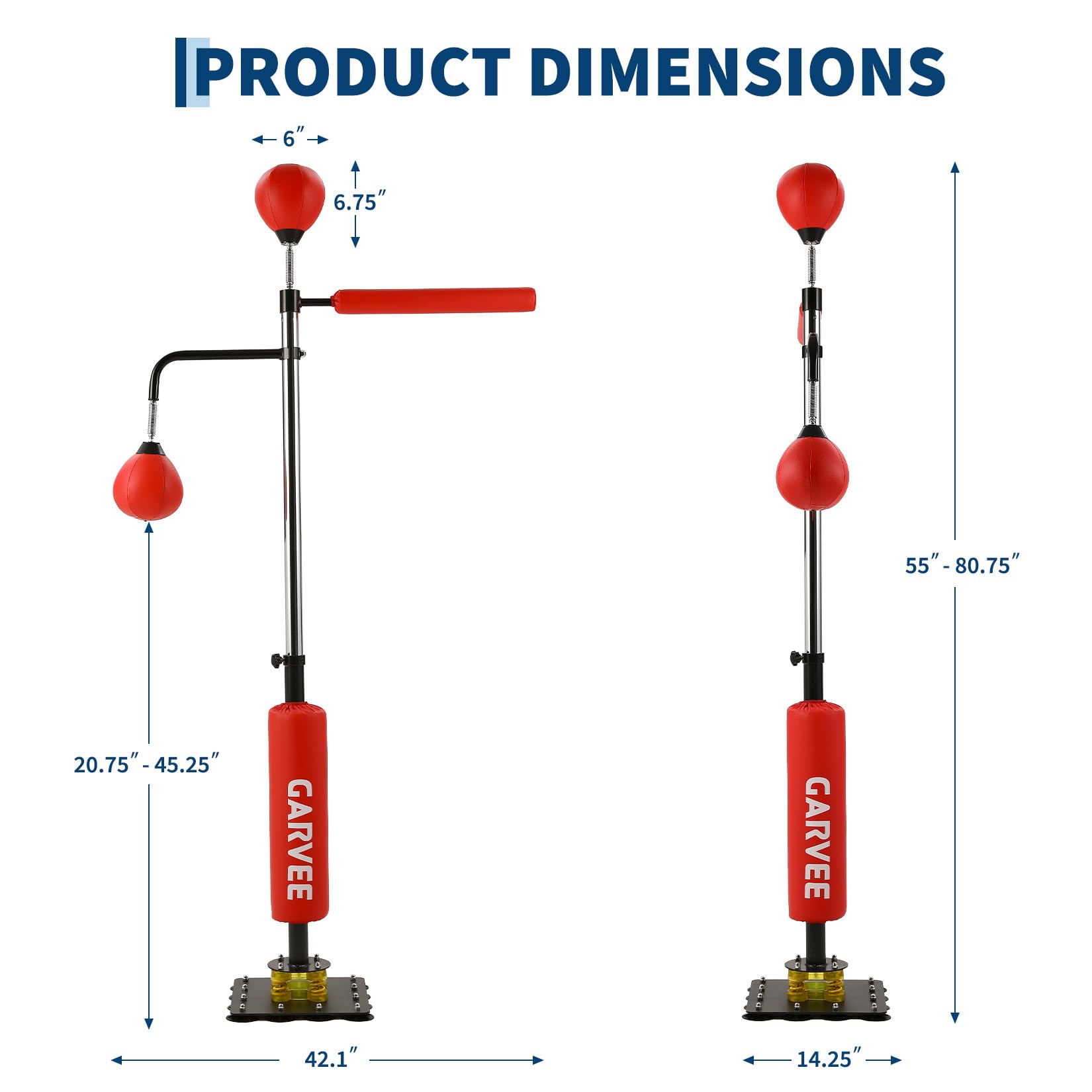 Punching Bag Free Standing wit - đánh giá và giá Boxing Bag Stand