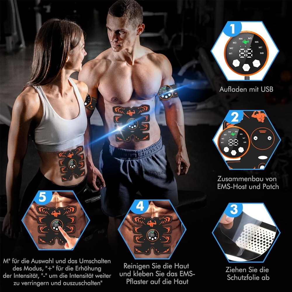 Portable EMS Abdominal Trainer - đánh giá và giá Home Gym Studio