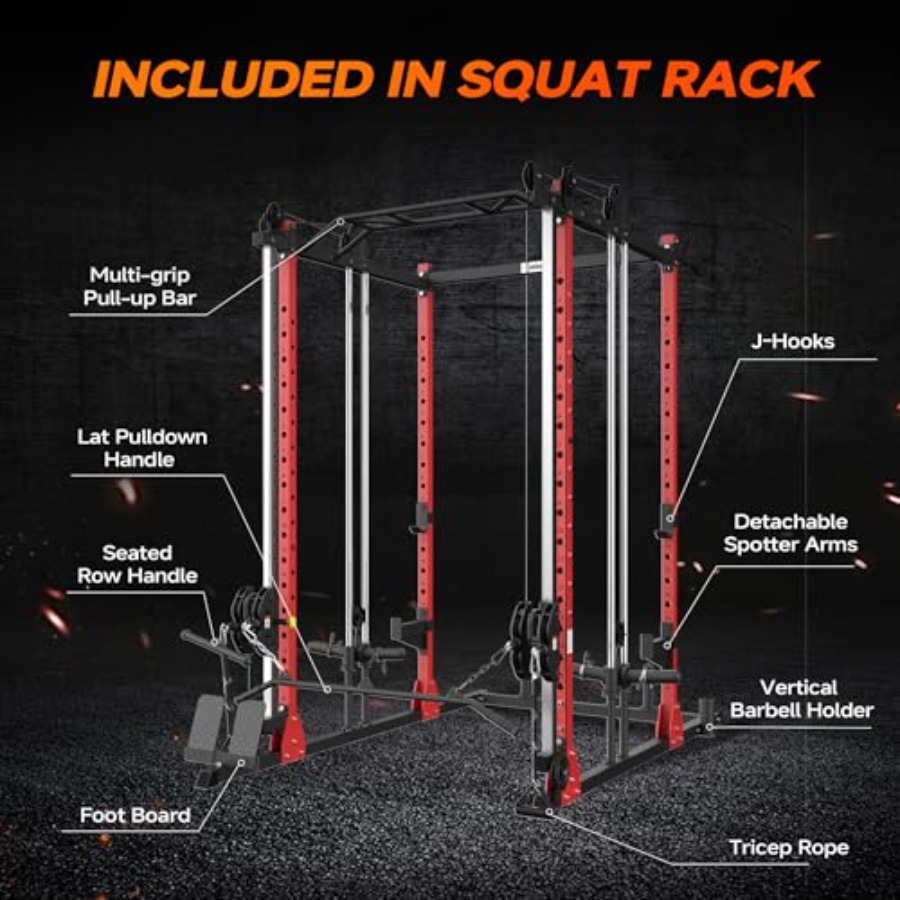 All-in-One Power Rack with Smi - đánh giá và giá Home Gym All In One