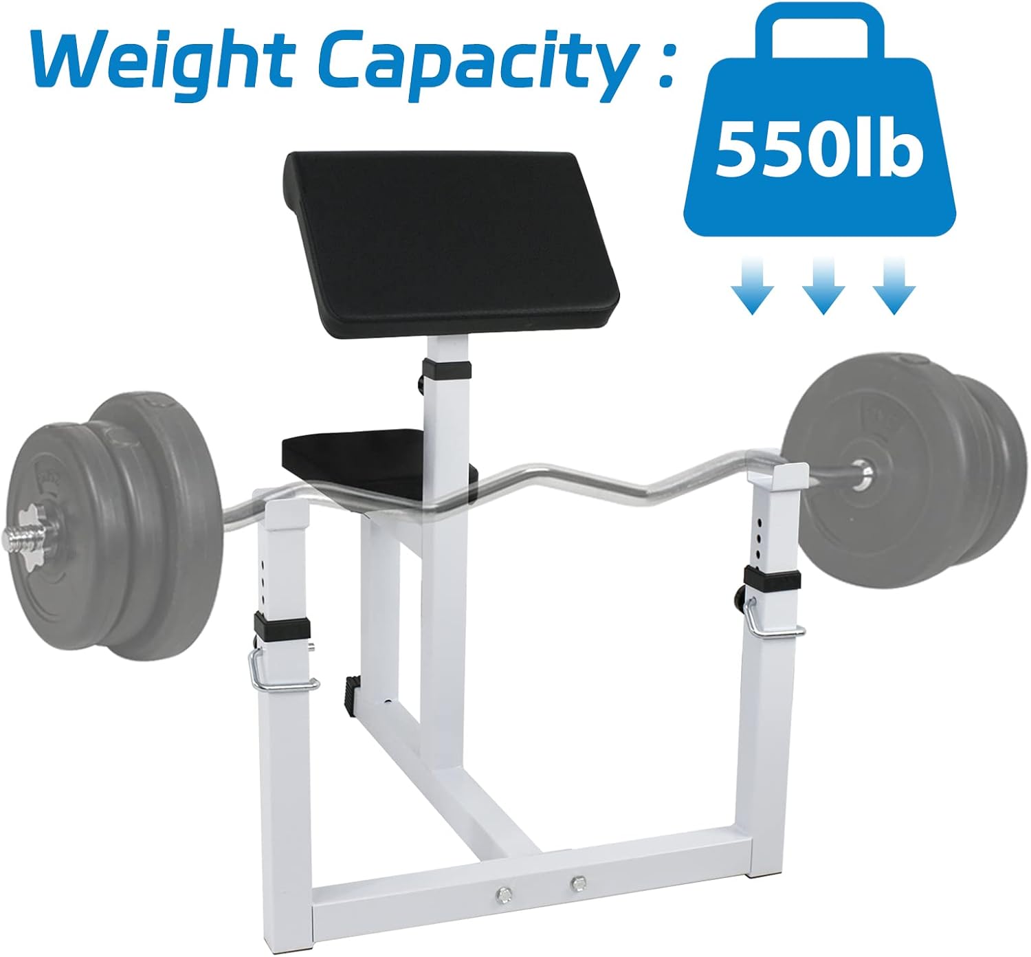 Preacher Curl Weight Bench Adj - đánh giá và giá Home Gym All In One