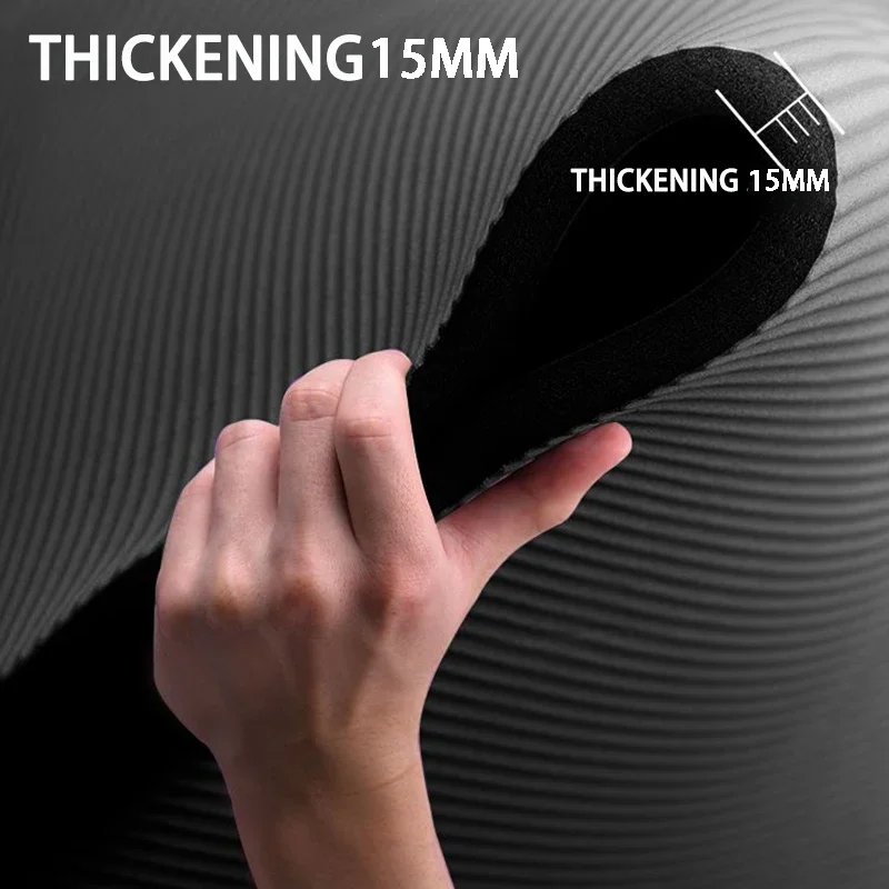 Non-slip Extra Thick 15mm Yoga - đánh giá và giá Home Gym Furniture