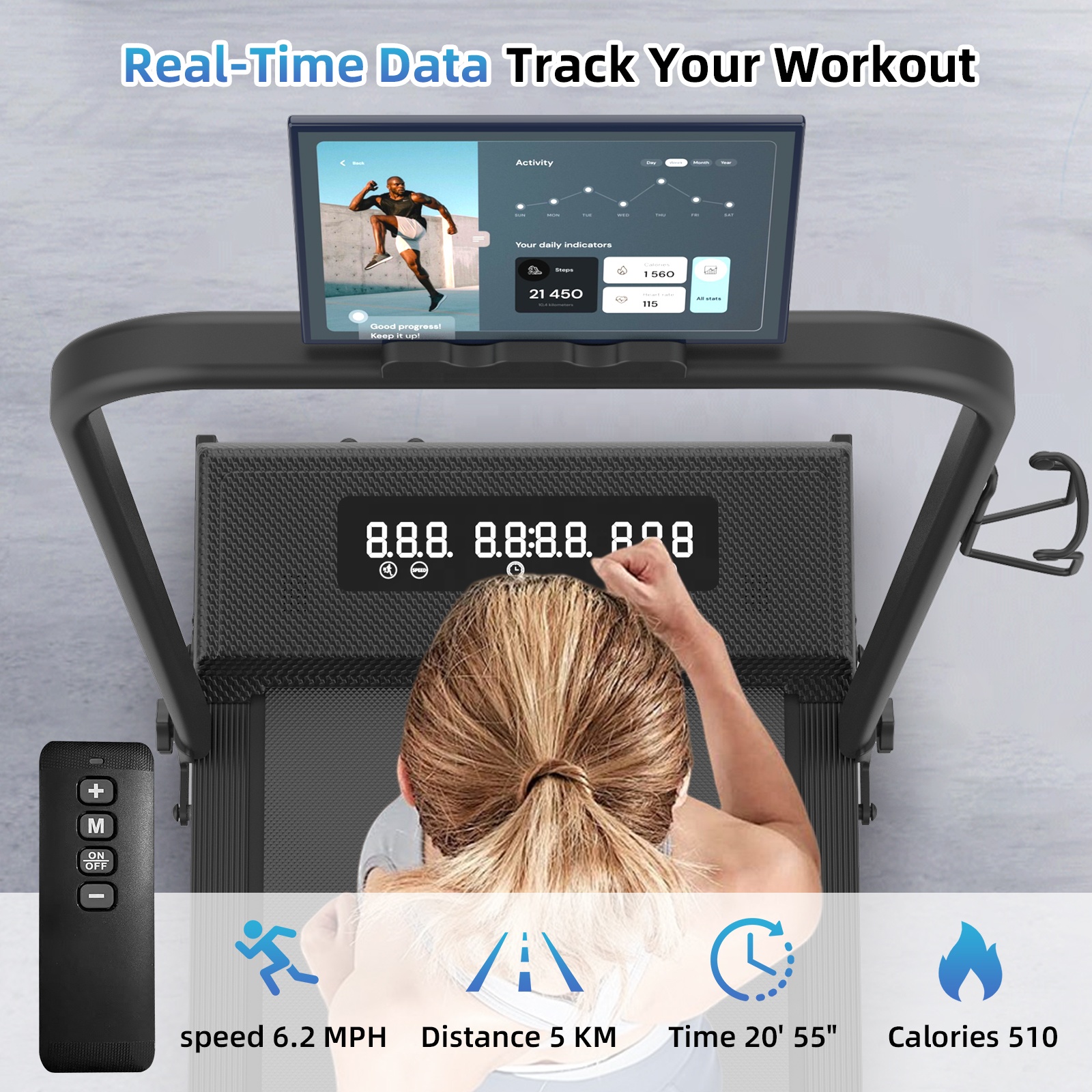 Intuitive Interface Foldable E - đánh giá và giá Home Gym Electric Machine