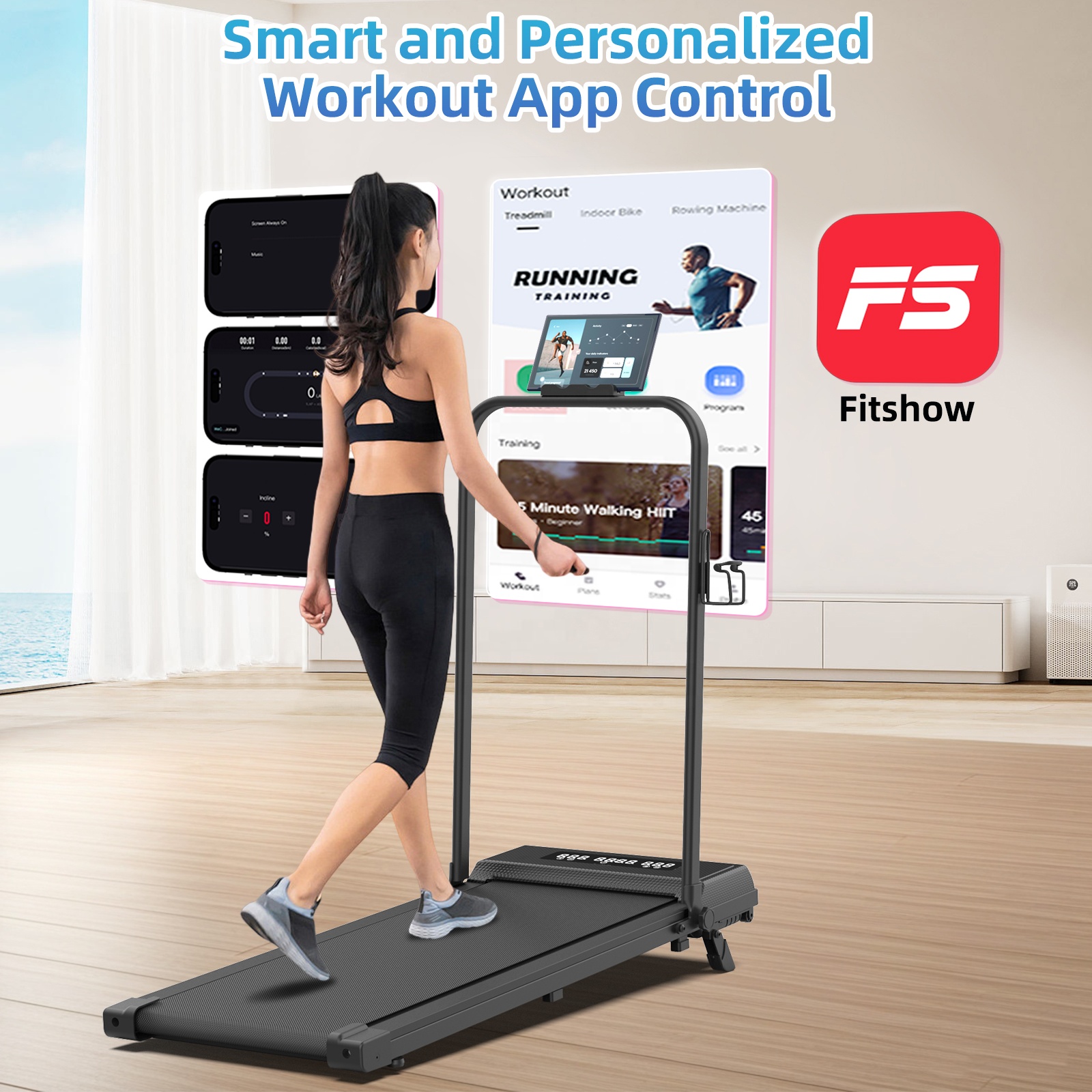 Intuitive Interface Foldable E - đánh giá và giá Home Gym Electric Machine